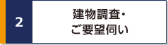 建物調査・ご要望伺い